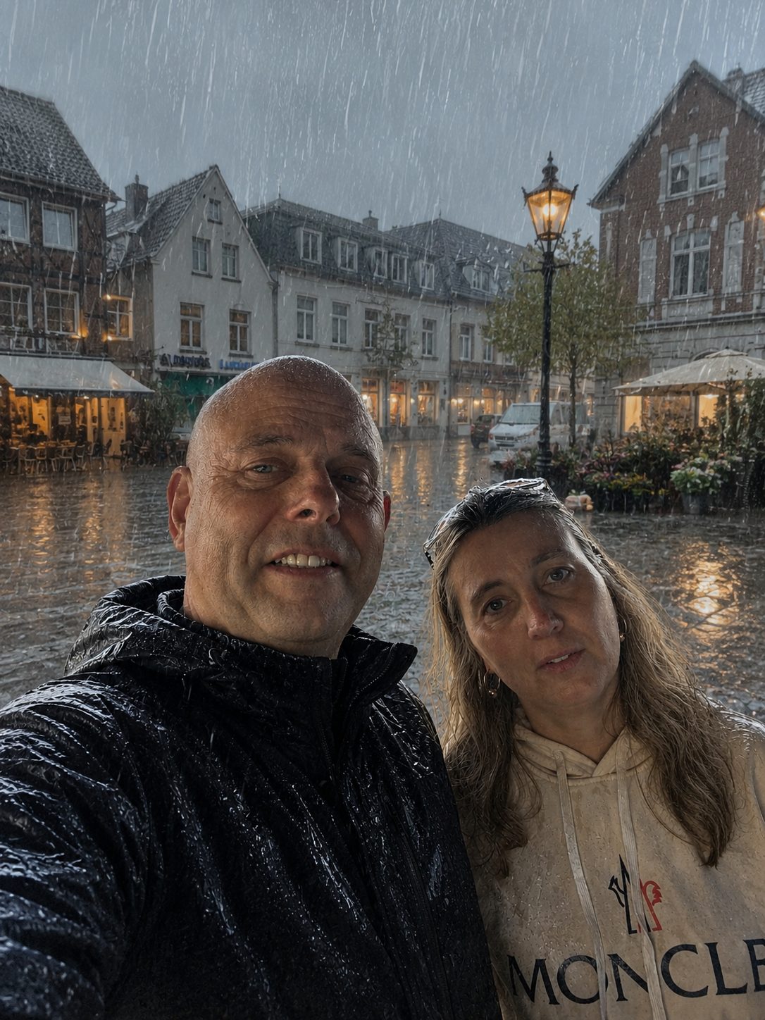 Duo Atemlos im Regen in Wolkenstein
