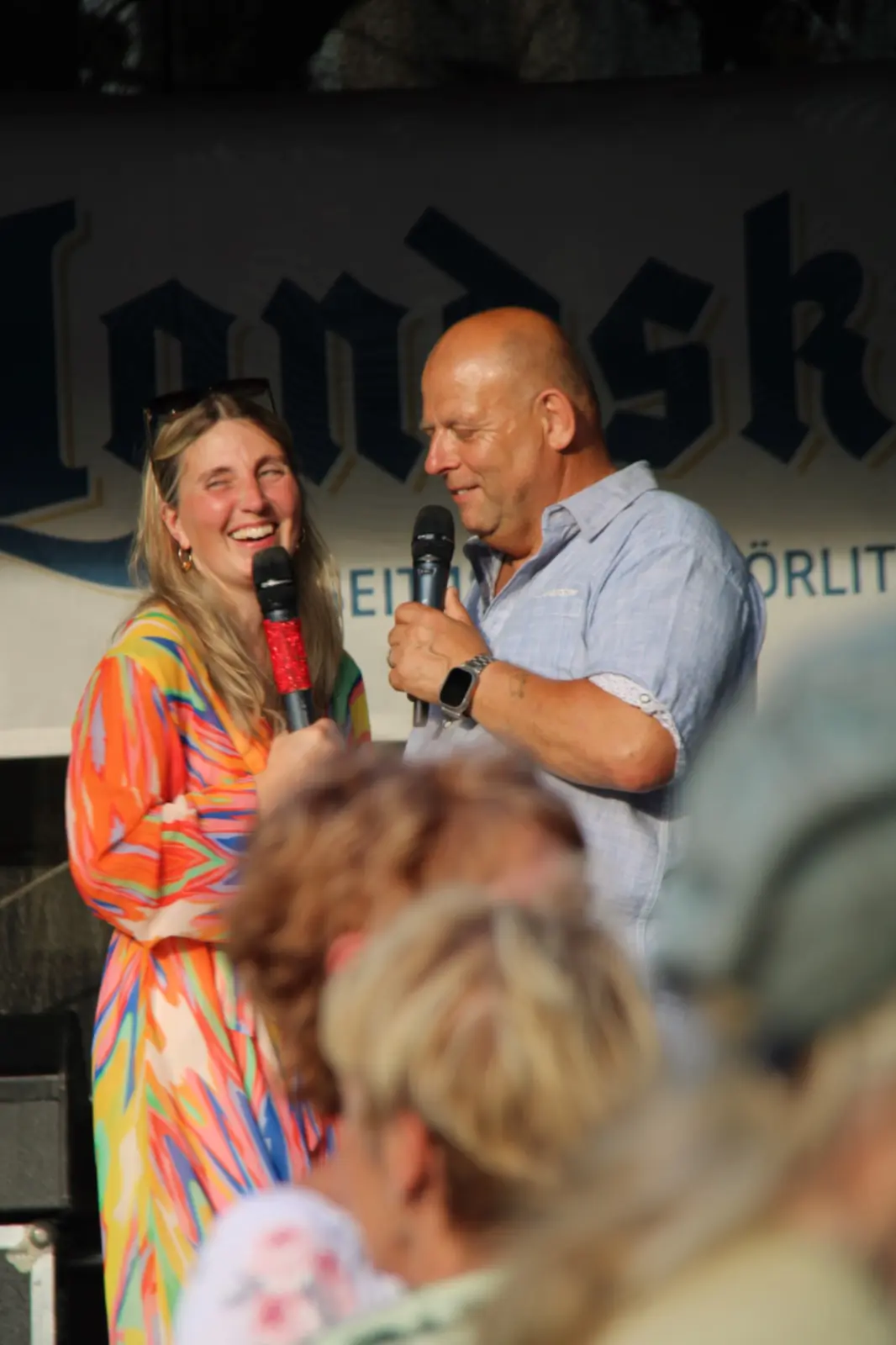 Antje und Jens von Duo Atemlos beim Stadtfest Cottbus 2025
